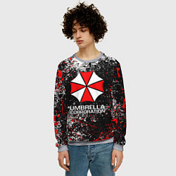 Свитшот мужской UMBRELLA CORP, цвет: 3D-меланж — фото 2