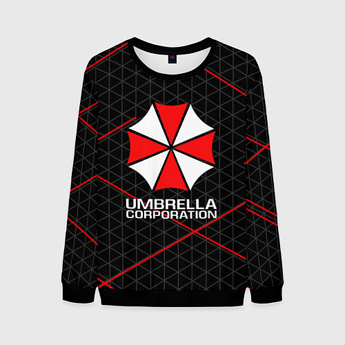 Мужской свитшот UMBRELLA CORP / 3D-Черный – фото 1