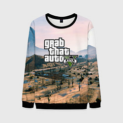 Свитшот мужской Grand Theft Auto 5, цвет: 3D-черный