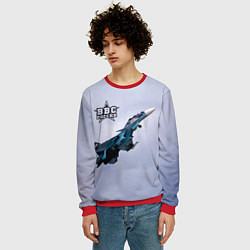 Свитшот мужской ВВС России, цвет: 3D-красный — фото 2