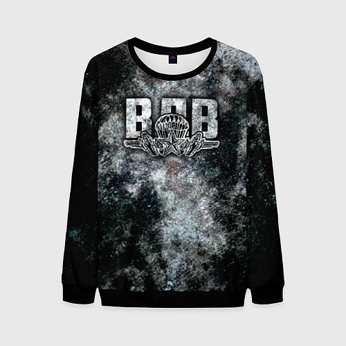 Мужской свитшот ВДВ / 3D-Черный – фото 1