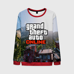 Свитшот мужской GTA Online, цвет: 3D-красный