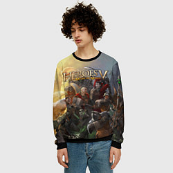 Свитшот мужской Heroes of Might and Magic, цвет: 3D-черный — фото 2
