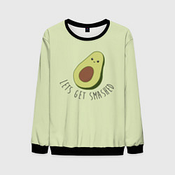 Свитшот мужской Авокадо, цвет: 3D-черный