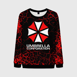 Свитшот мужской UMBRELLA CORPORATION, цвет: 3D-черный