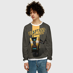Свитшот мужской Claptrap, цвет: 3D-белый — фото 2