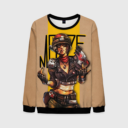 Мужской свитшот Моуз / 3D-Черный – фото 1