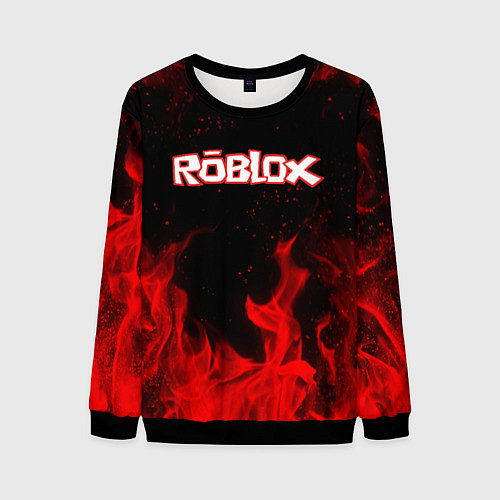 Мужской свитшот ROBLOX / 3D-Черный – фото 1