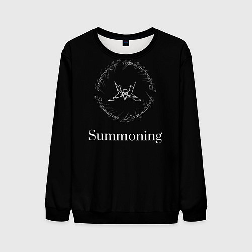 Мужской свитшот Summoning / 3D-Черный – фото 1