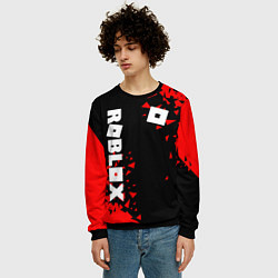 Свитшот мужской ROBLOX, цвет: 3D-черный — фото 2