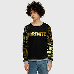 Свитшот мужской FORTNITE, цвет: 3D-меланж — фото 2