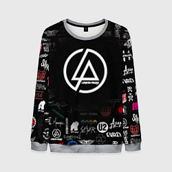 Свитшот мужской LINKIN PARK, цвет: 3D-меланж
