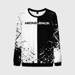 Свитшот мужской Nickelback, цвет: 3D-черный