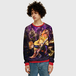 Свитшот мужской KIMETSU NO YAIBA, цвет: 3D-красный — фото 2