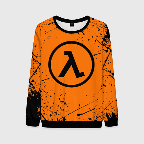 Мужской свитшот HALF-LIFE / 3D-Черный – фото 1