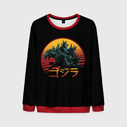 Свитшот мужской GODZILLA, цвет: 3D-красный