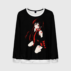 Свитшот мужской Anime Girl, цвет: 3D-белый