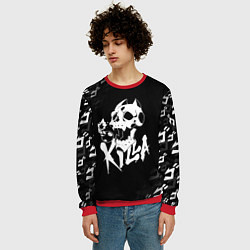 Свитшот мужской KILLER QUEEN, цвет: 3D-красный — фото 2