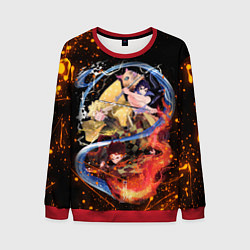 Свитшот мужской KIMETSU NO YAIBA, цвет: 3D-красный