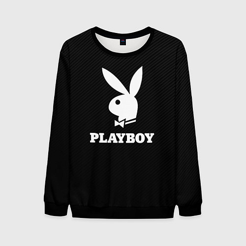 Мужской свитшот PLAYBOY / 3D-Черный – фото 1