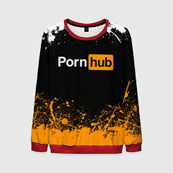 Свитшот мужской PORNHUB, цвет: 3D-красный