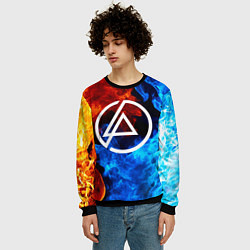 Свитшот мужской LINKIN PARK, цвет: 3D-черный — фото 2