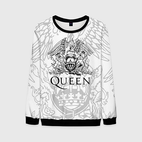 Мужской свитшот QUEEN / 3D-Черный – фото 1