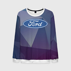 Свитшот мужской Ford, цвет: 3D-белый