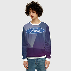 Свитшот мужской Ford, цвет: 3D-белый — фото 2