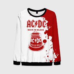 Свитшот мужской ACDC Back in Black, цвет: 3D-черный