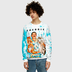 Свитшот мужской Queen, цвет: 3D-белый — фото 2