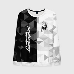 Свитшот мужской Lamborghini, цвет: 3D-белый