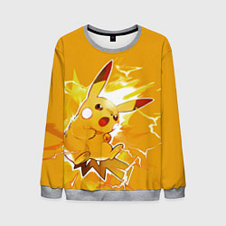 Свитшот мужской PikaPika, цвет: 3D-меланж