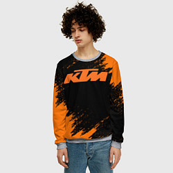 Свитшот мужской KTM, цвет: 3D-меланж — фото 2
