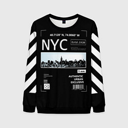 Свитшот мужской Off-White: NYC, цвет: 3D-черный