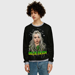 Свитшот мужской BILLIE EILISH, цвет: 3D-меланж — фото 2