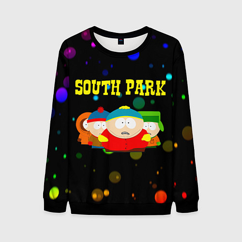 Мужской свитшот South Park / 3D-Черный – фото 1