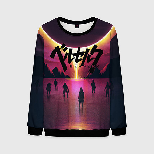 Мужской свитшот BERSERK / 3D-Черный – фото 1