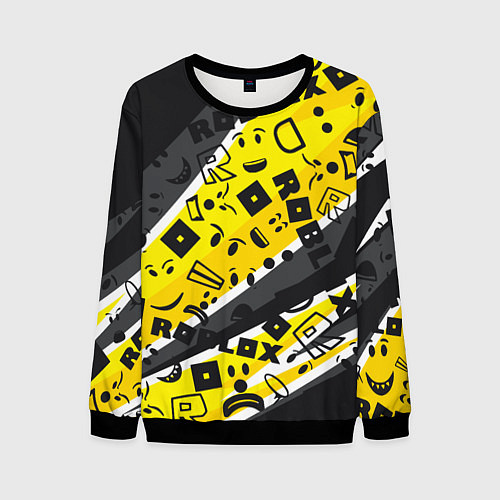 Мужской свитшот Roblox / 3D-Черный – фото 1