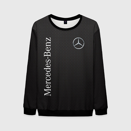 Мужской свитшот Mersedes / 3D-Черный – фото 1