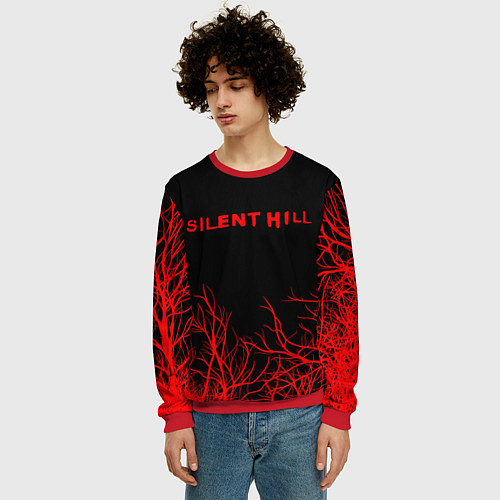 Мужской свитшот SILENT HILL / 3D-Красный – фото 3