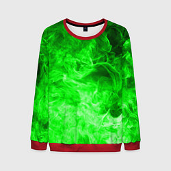 Мужской свитшот ОГОНЬ GREEN NEON