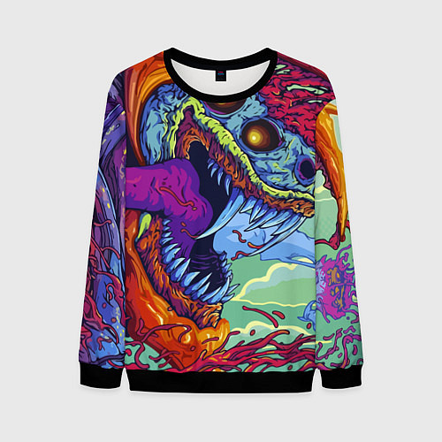 Мужской свитшот HYPERBEAST / 3D-Черный – фото 1