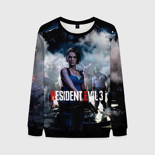 Мужской свитшот RESIDENT EVIL 3 / 3D-Черный – фото 1