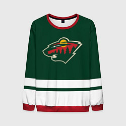Свитшот мужской Миннесота Уайлд, цвет: 3D-красный