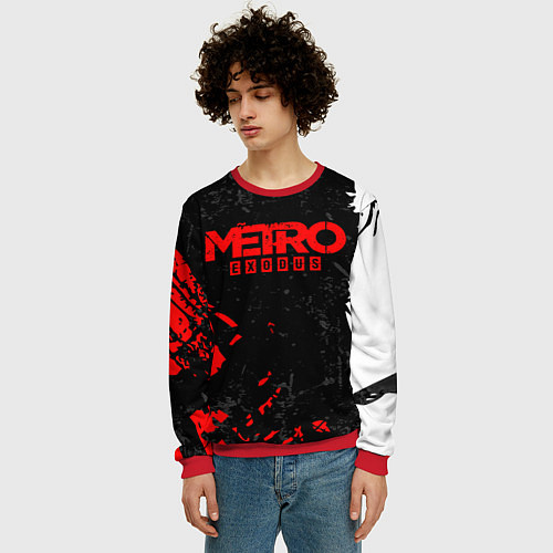 Мужской свитшот METRO EXODUS / 3D-Красный – фото 3