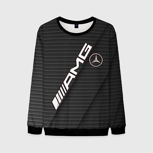 Мужской свитшот Mercedes / 3D-Черный – фото 1