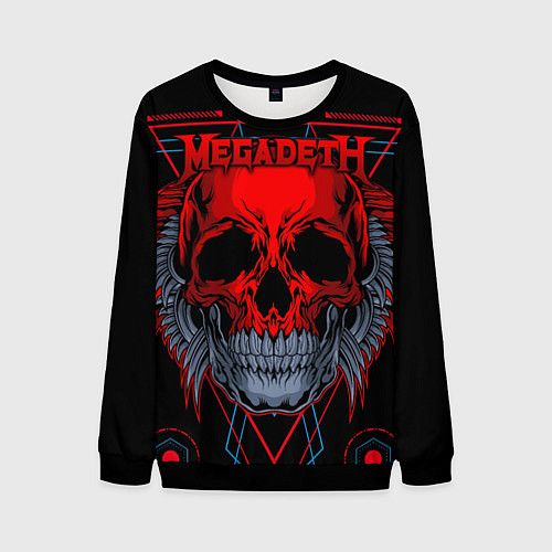 Мужской свитшот Megadeth / 3D-Черный – фото 1