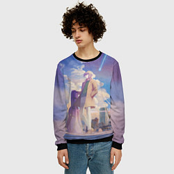 Свитшот мужской Харуки и Акихико, цвет: 3D-черный — фото 2