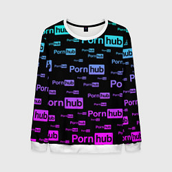 Свитшот мужской PornHub, цвет: 3D-белый